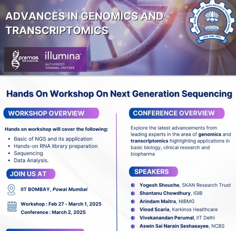 Hands On Workshop and Conference on Next Generation Sequencing