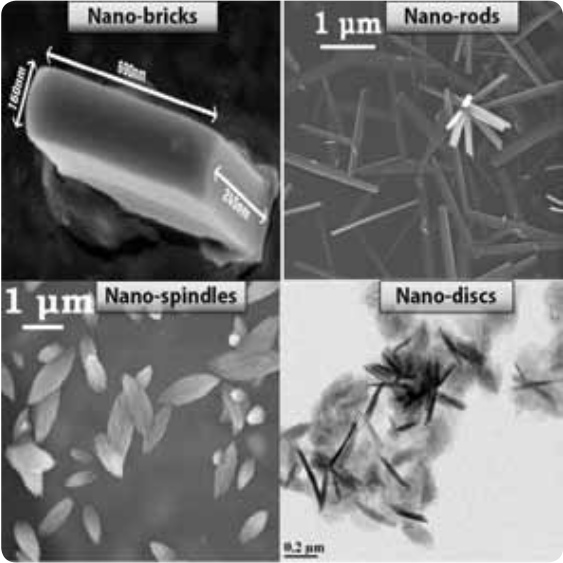 Various nanostructures